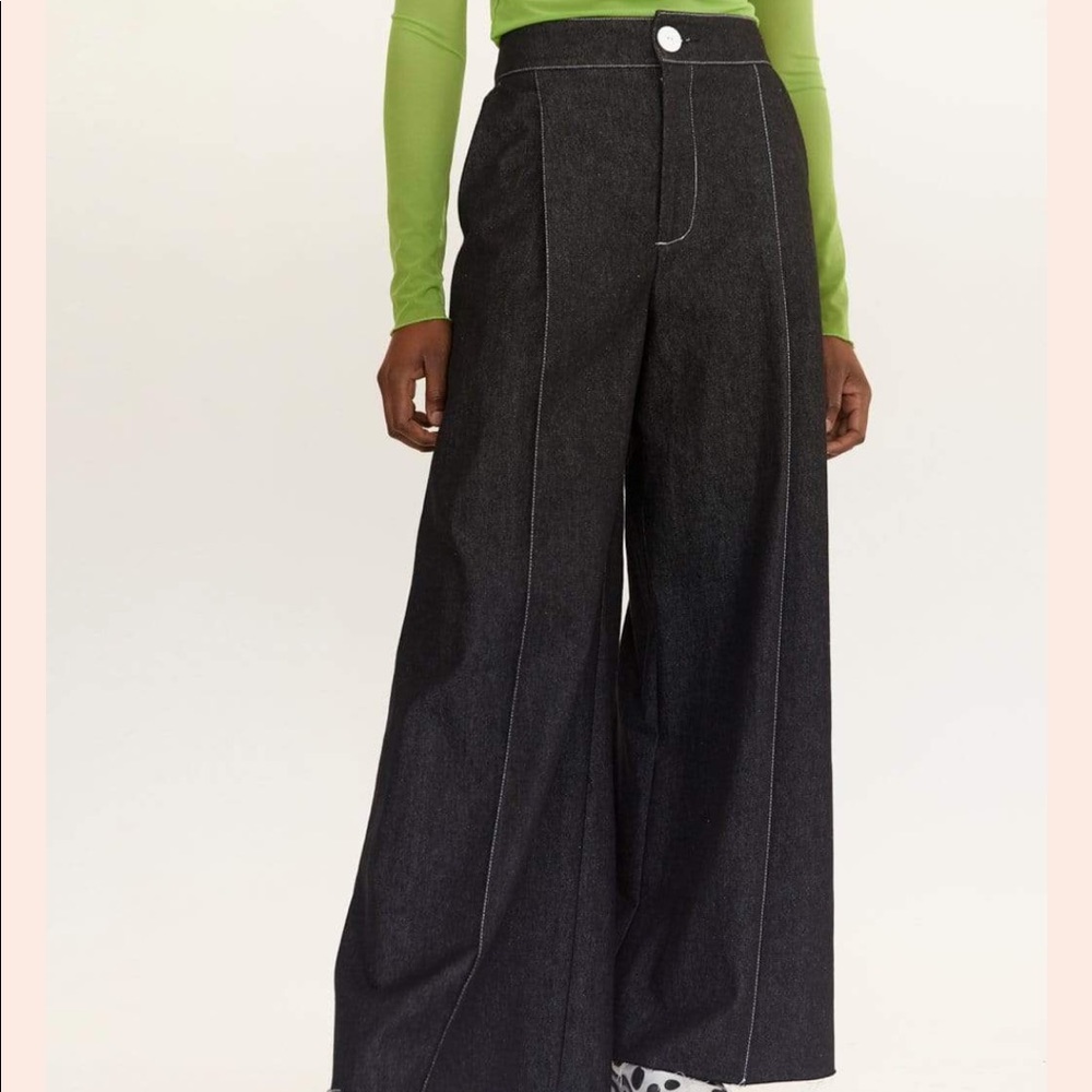 🇨🇦 ELIZA FAULKNER Black Denim Lavoy Pants